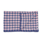 blue coloured check tea towels