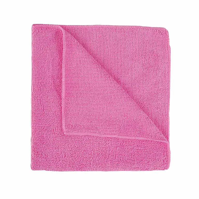 pink contract microfibre cloths