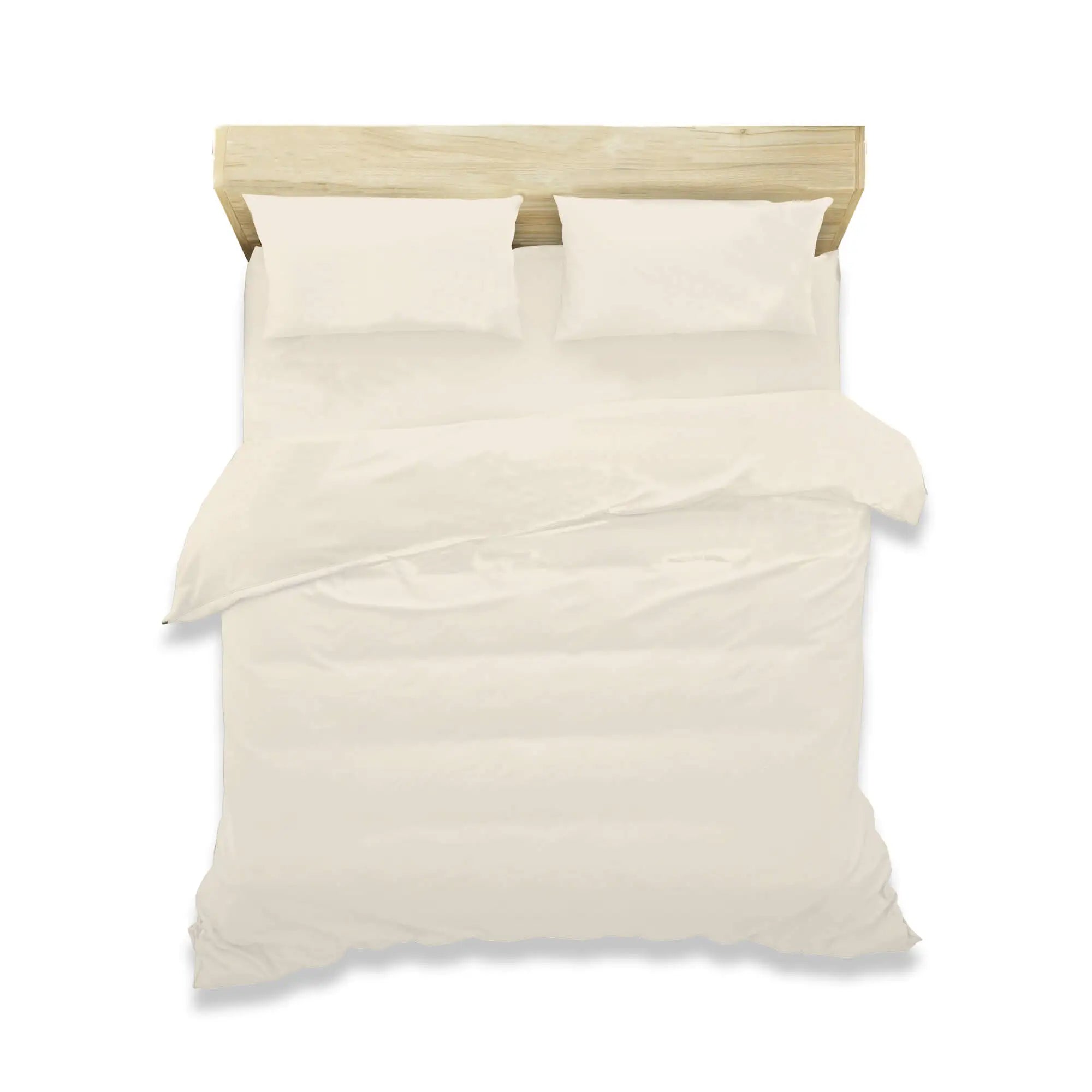 duvet cover set polycotton cream