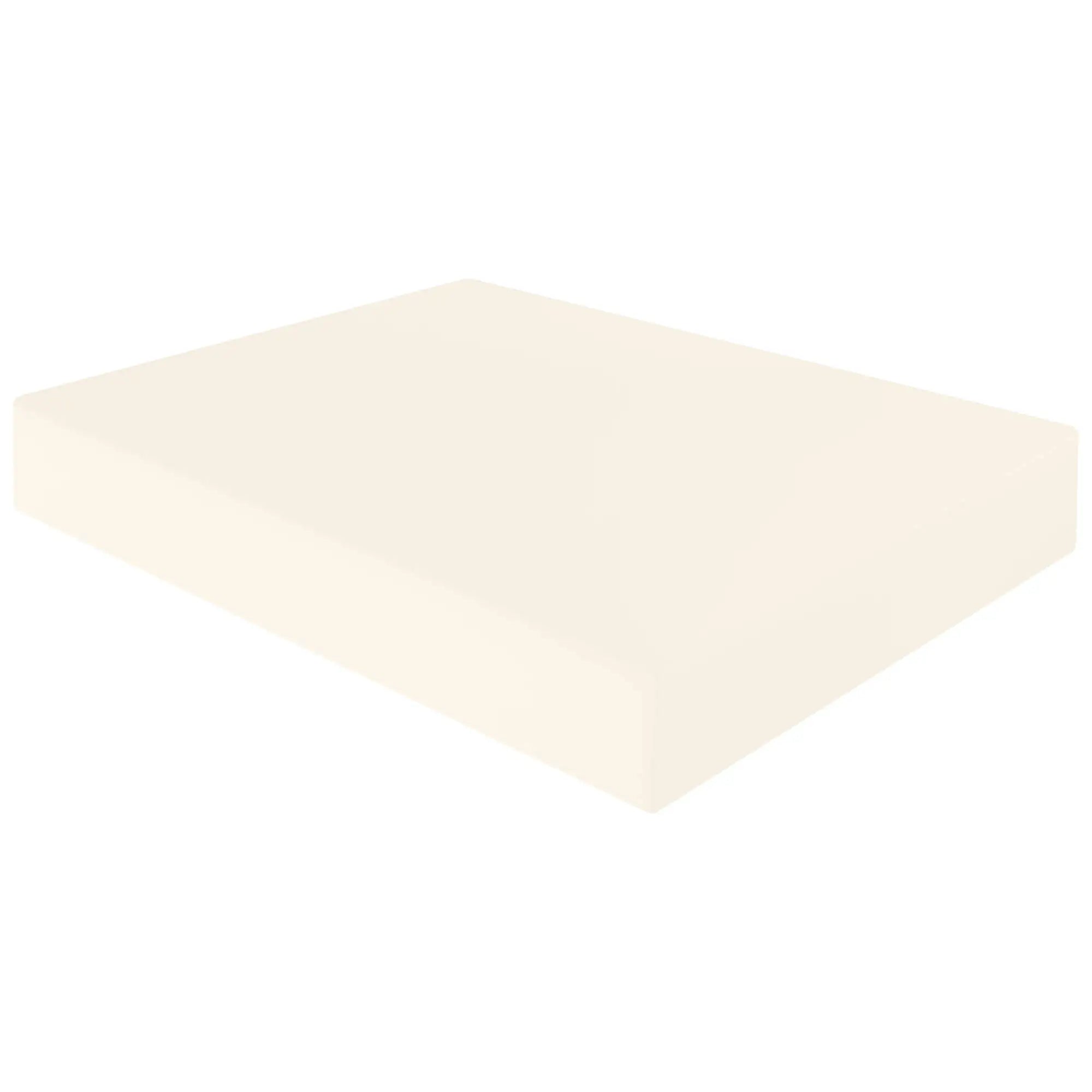 poly cotton fitted sheet  cream