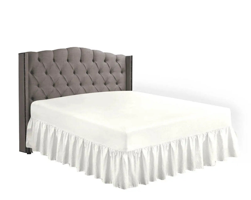 easy iron pc valance sheets cream