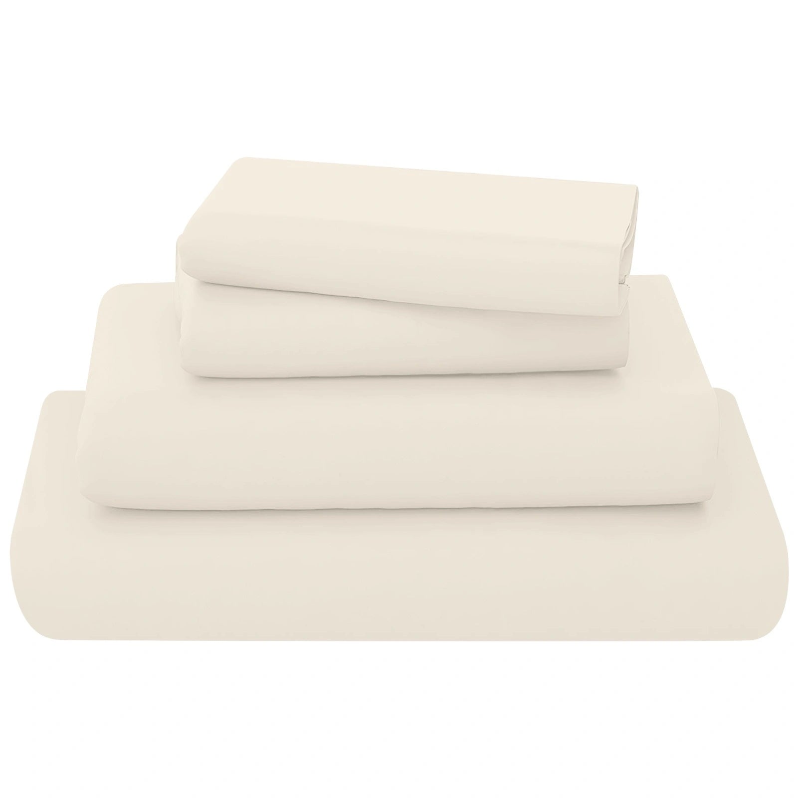 poly cotton sheets set  cream