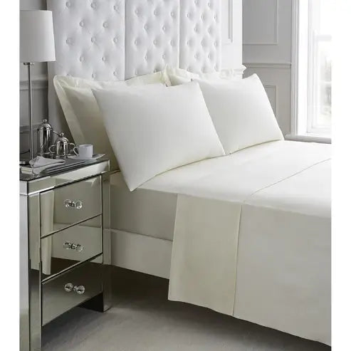 200tc egyptian cotton pillowcase cream