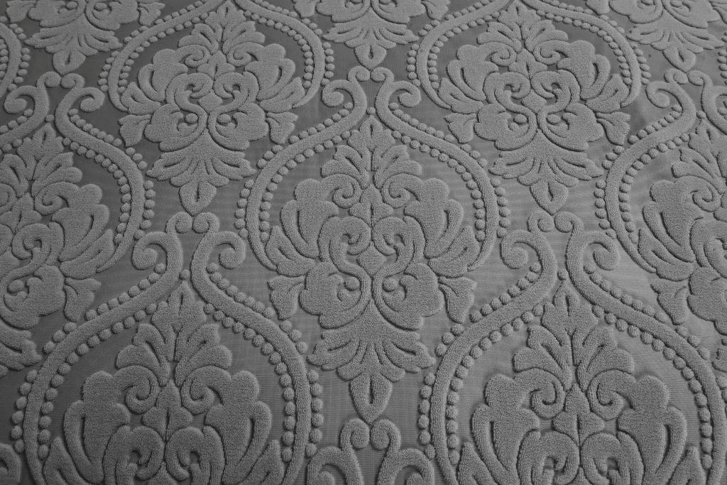 Damask Velvet Duvet Cover Set