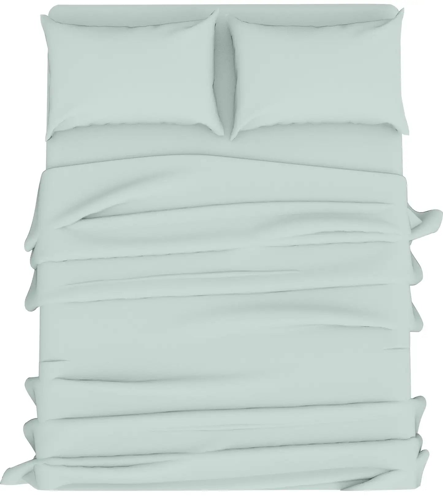 easy care PC sheets set duck egg