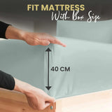 Deep Pocket Fitted Sheets | 50% Polyester 50% Cotton