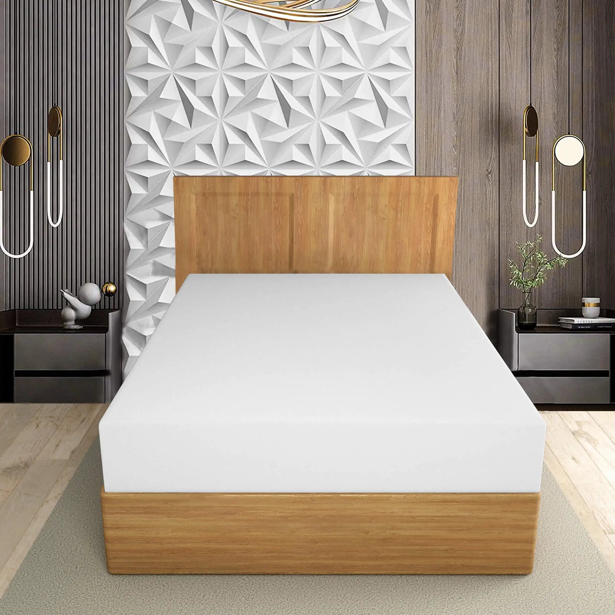 easy care PC extra deep fitted sheet white