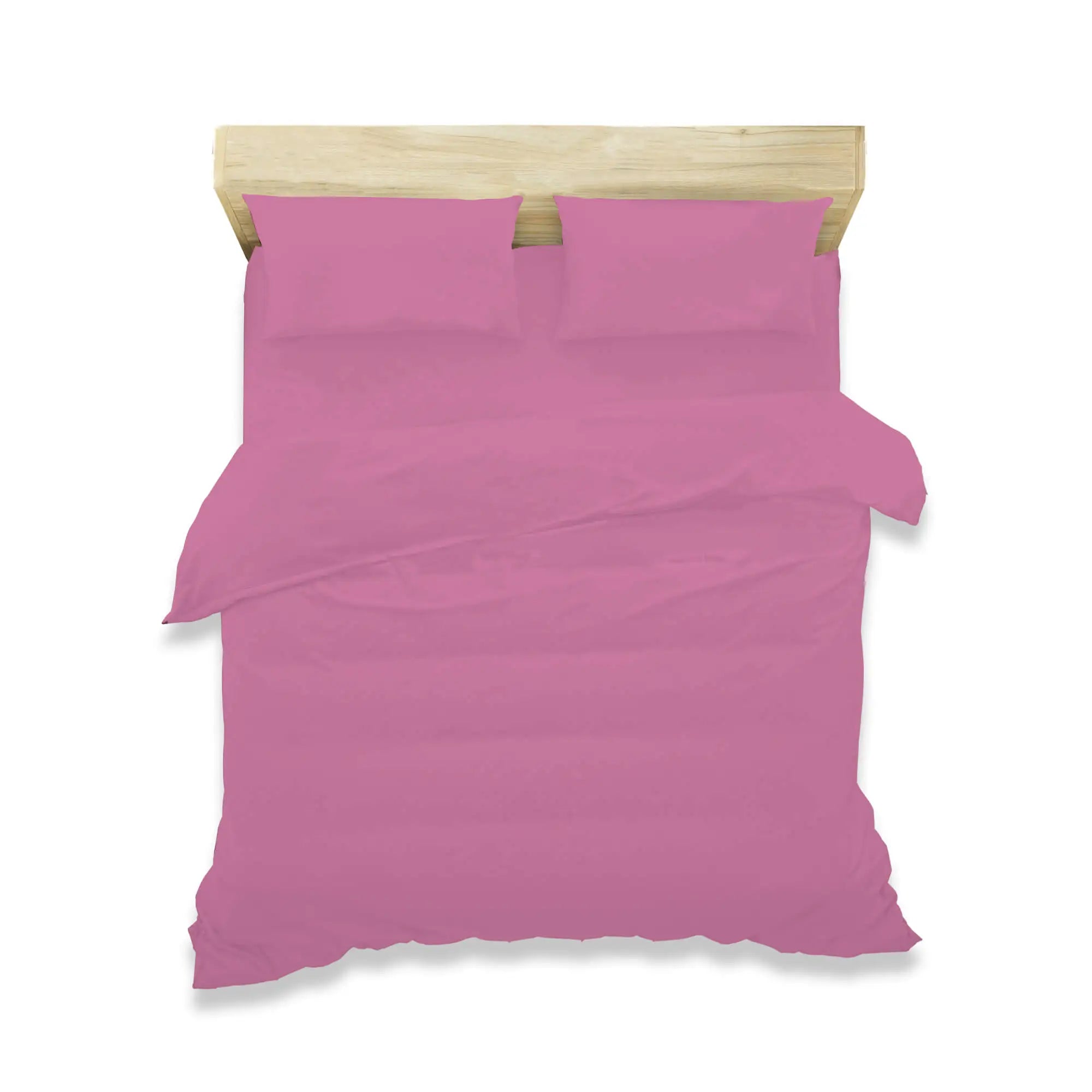 duvet cover set polycotton fuchsia
