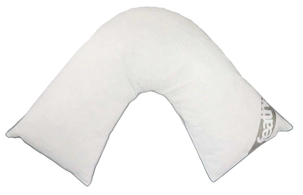 goose feather v shaped pillow