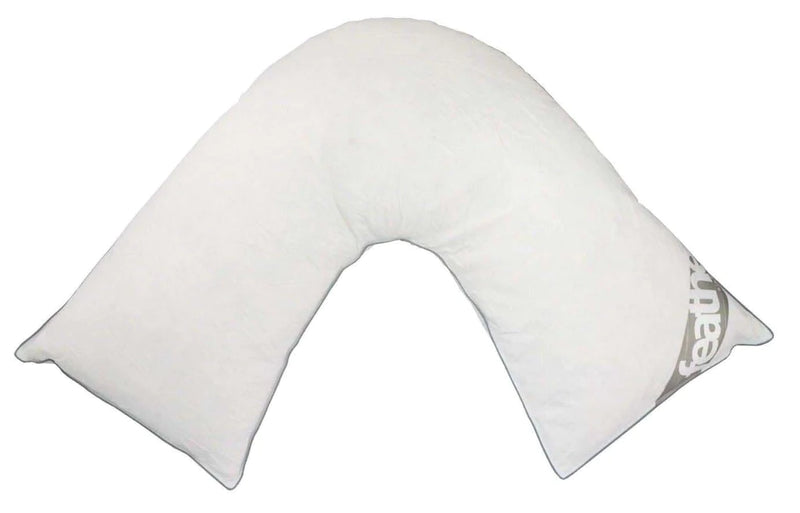 goose feather v shaped pillow