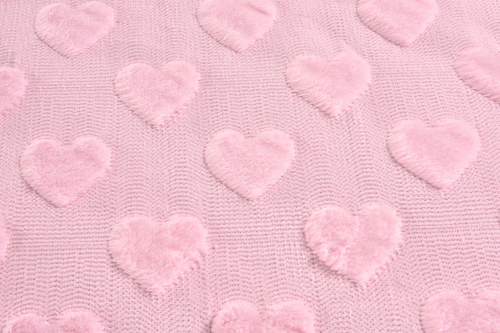 Hearts Teddy Fleece Duvet Cover Set | 2 Colours