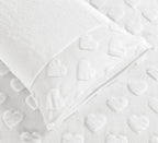 Hearts Teddy Fleece Duvet Cover Set | 2 Colours