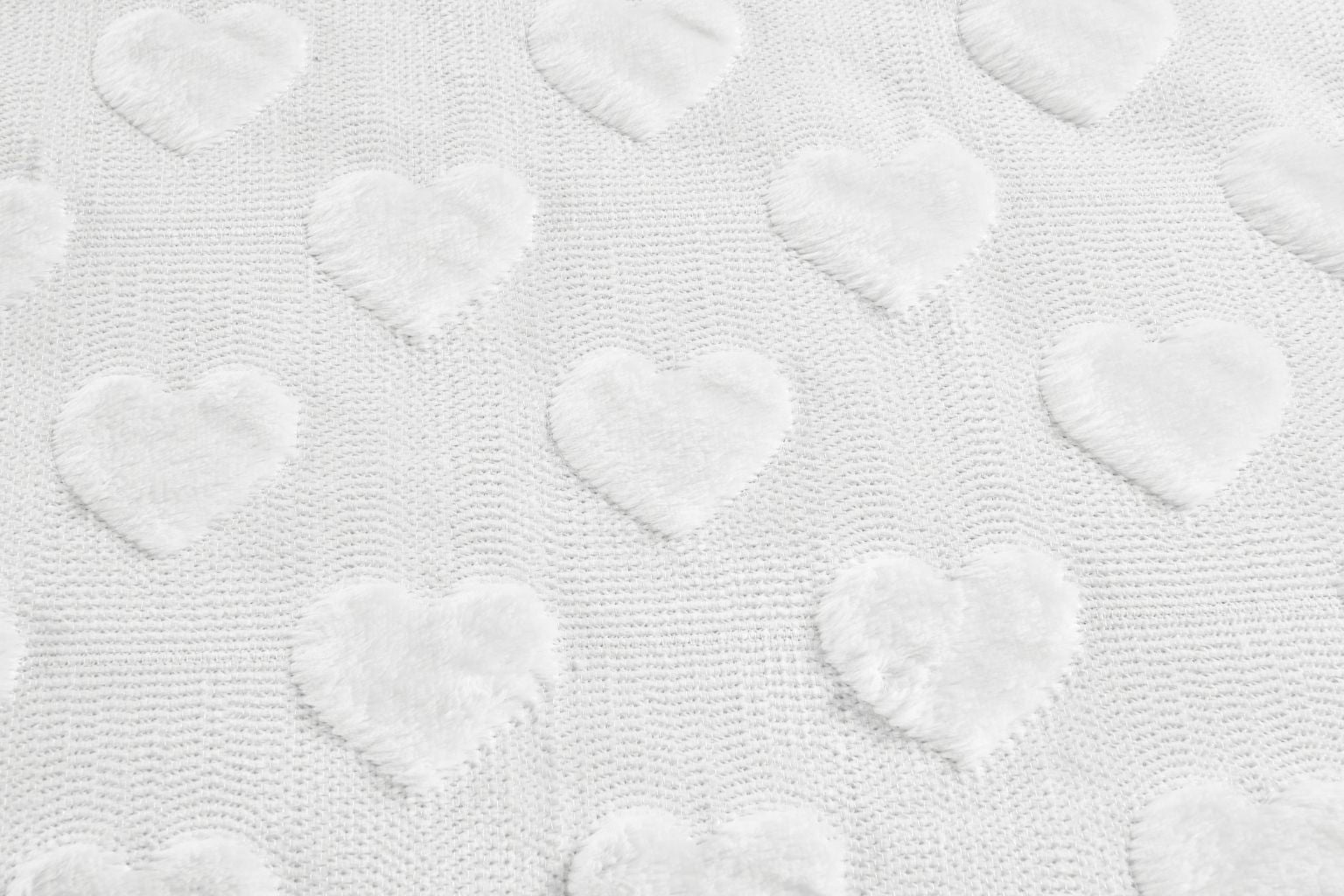 Hearts Teddy Fleece Duvet Cover Set | 2 Colours