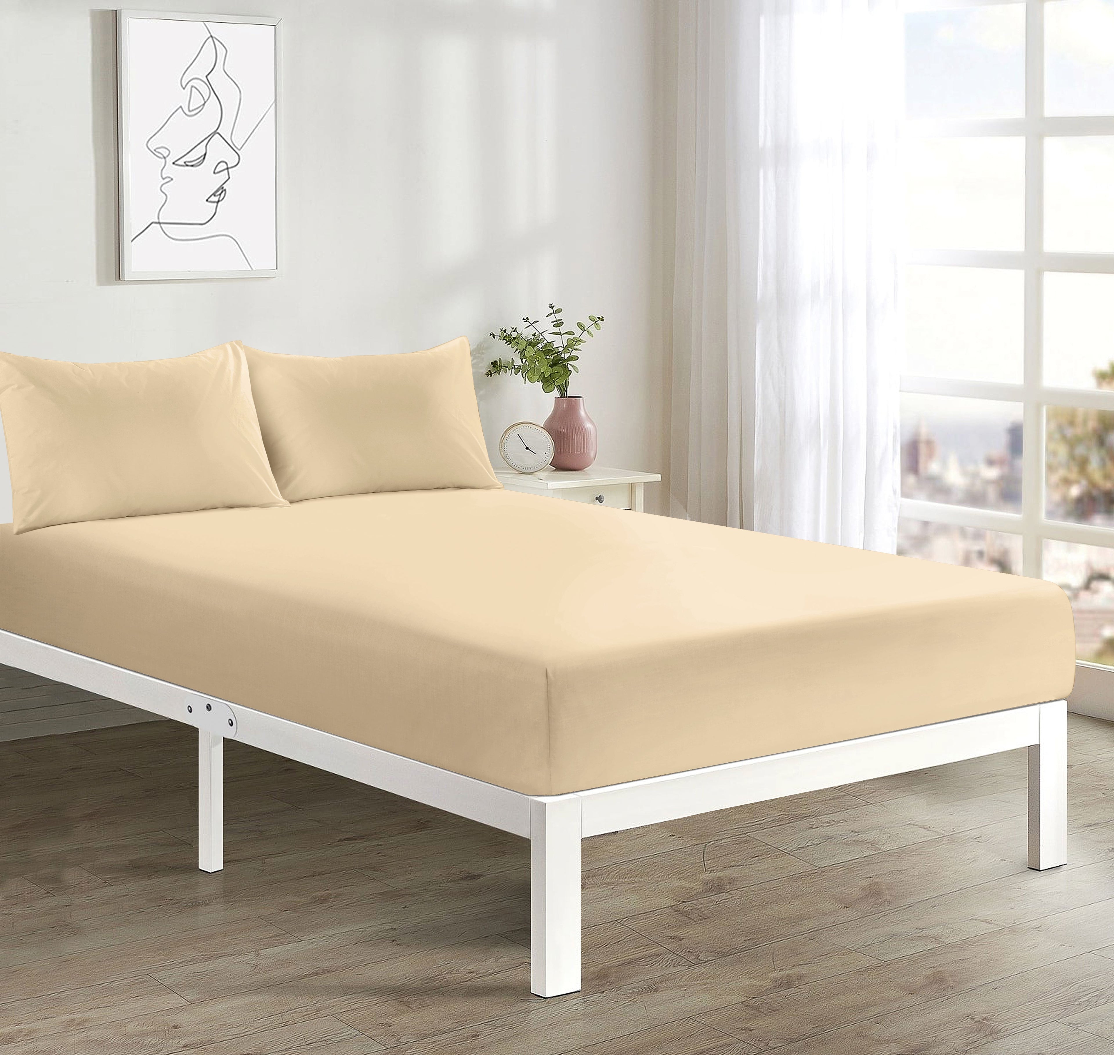 Brushed Microfibre Fitted Sheets | 25CM Deep