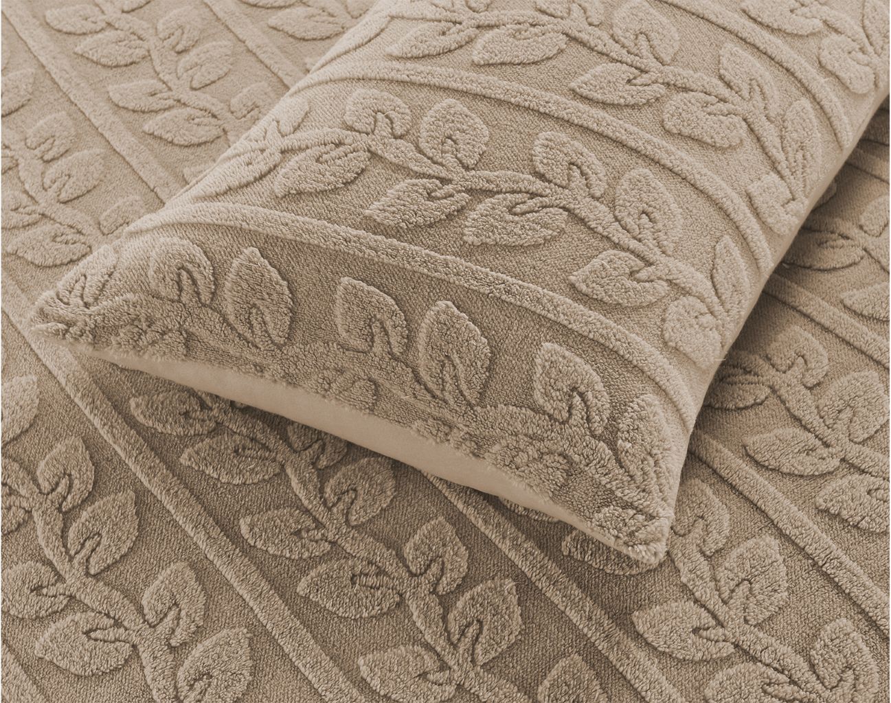 Leaves Teddy Fleece Duvet Cover Set | 3 Colours