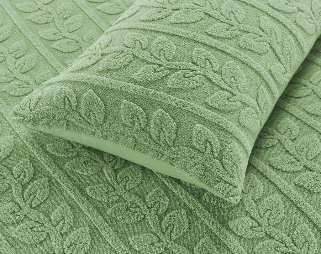 Leaves Teddy Fleece Duvet Cover Set | 3 Colours