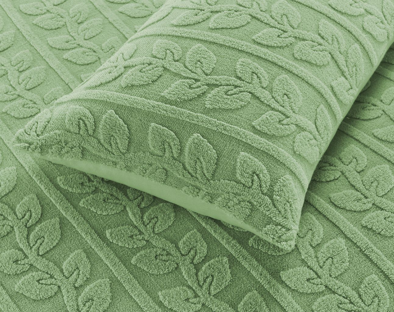 Leaves Teddy Fleece Duvet Cover Set | 3 Colours