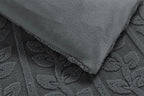 Leaves Teddy Fleece Duvet Cover Set | 3 Colours