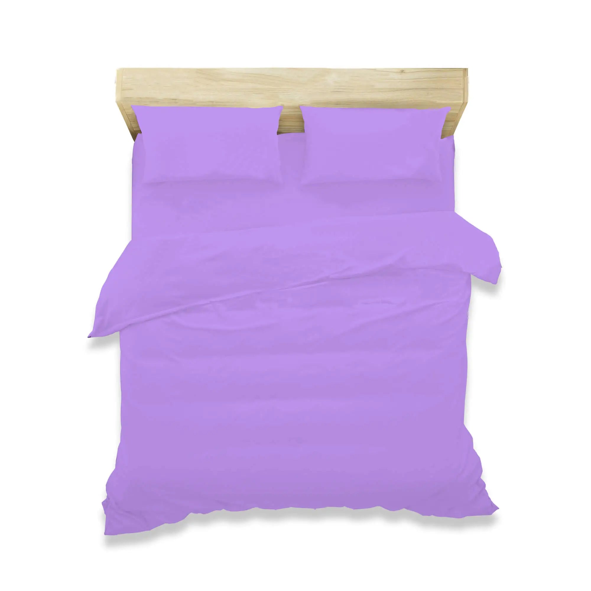 duvet cover set polycotton lilac