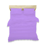 duvet cover set polycotton lilac