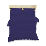 duvet cover set polycotton navy