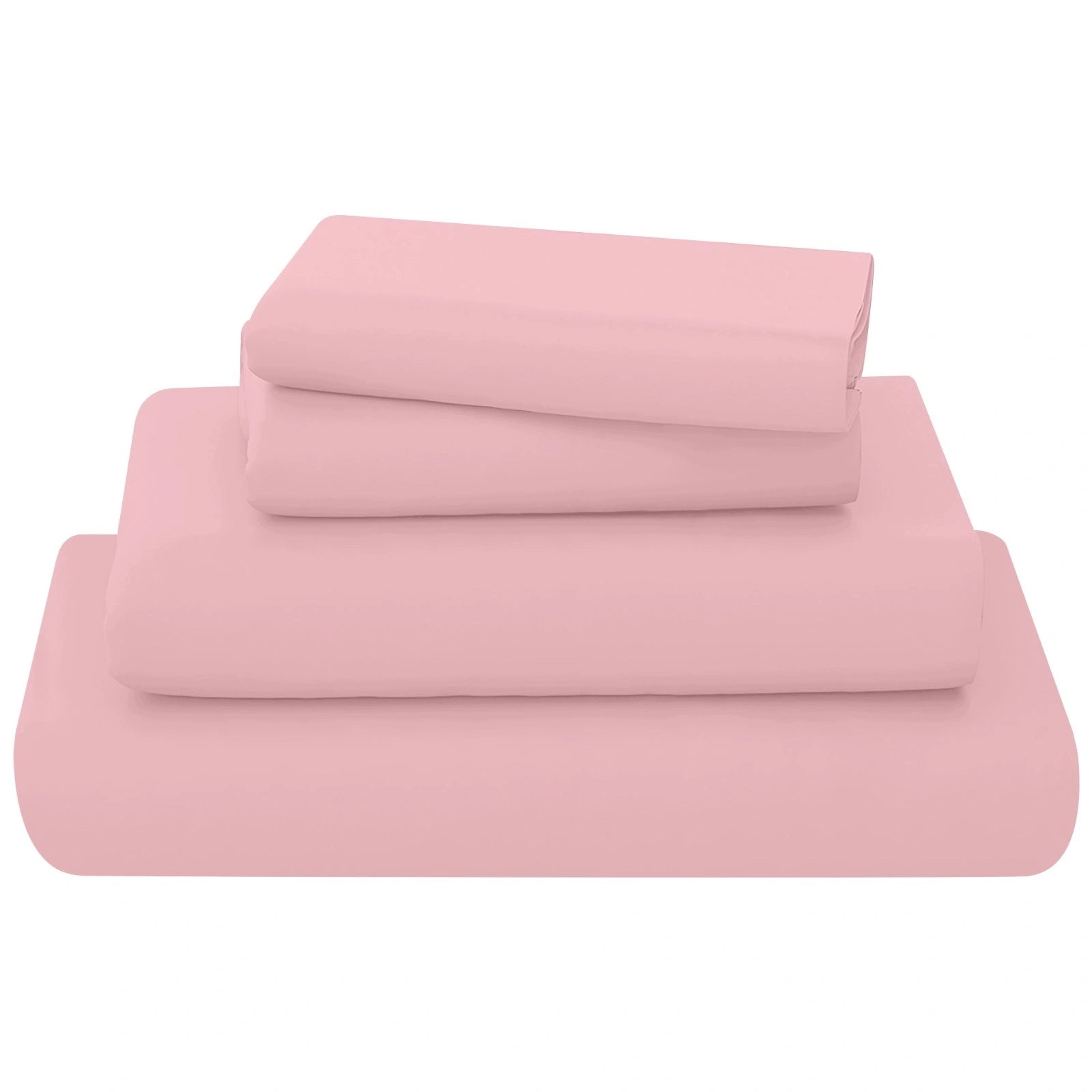 easy care flat sheet  pink
