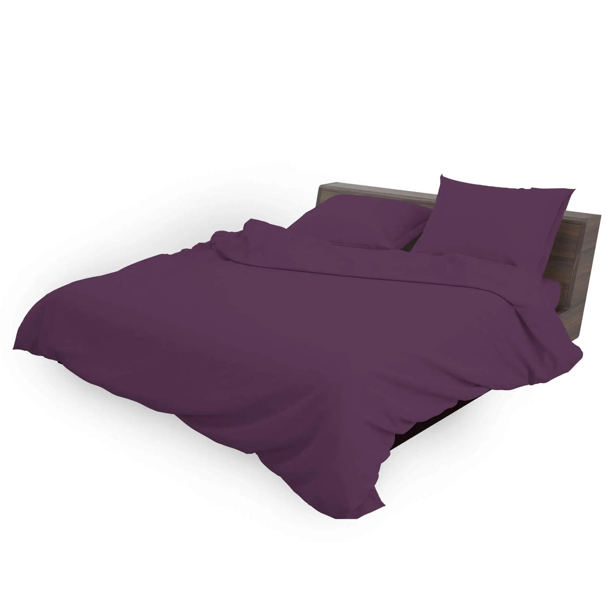 Easy Iron PC duvet cover plum
