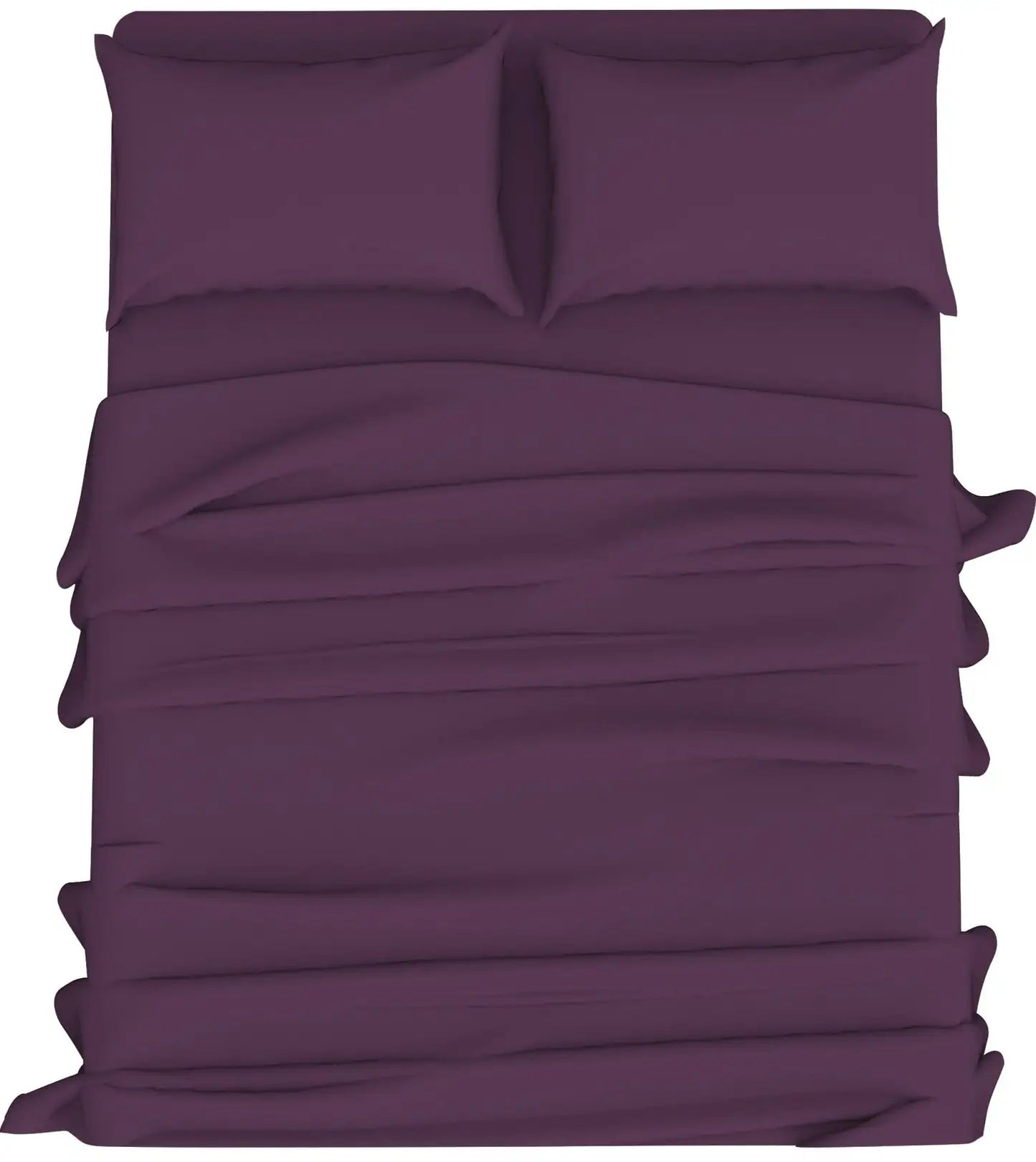 easy care PC sheets set plum