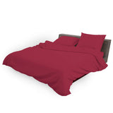 Easy Iron PC duvet cover red