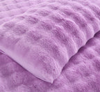 Square Teddy Fleece Duvet Cover Set | 4 Colours