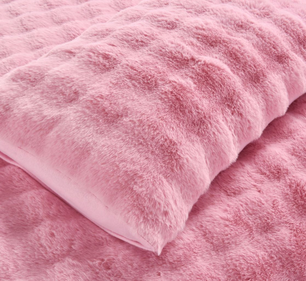 Square Teddy Fleece Duvet Cover Set | 4 Colours