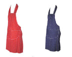cotton striped aprons