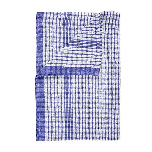 navy rice weave tea towels