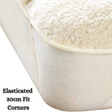 sherpa teddy mattress topper enhancer