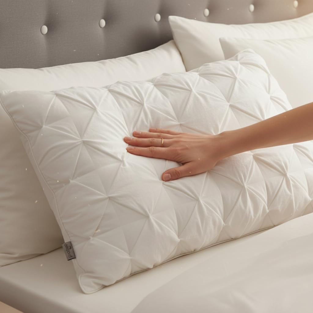 Waffle Microfibre Bed Pillow