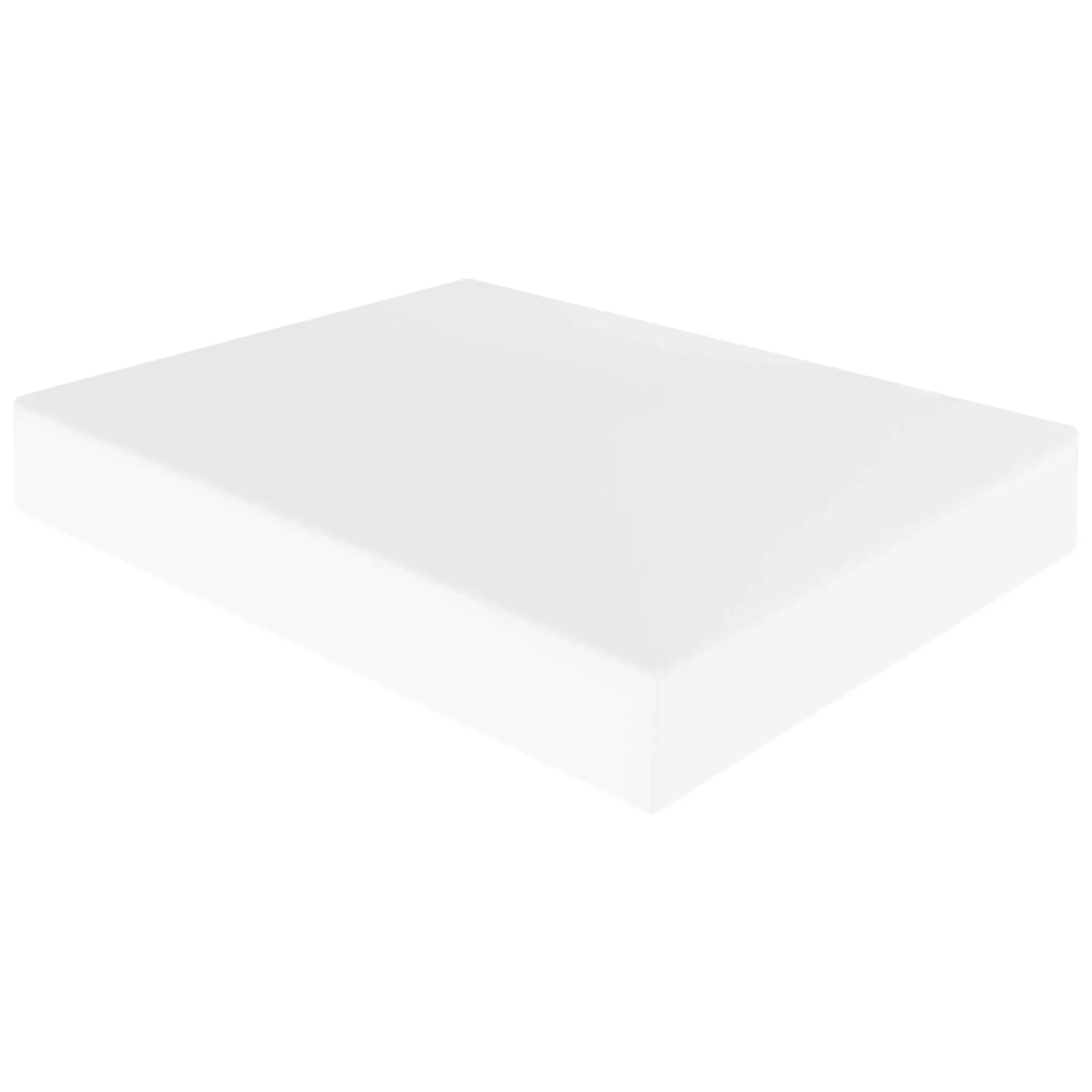 poly cotton fitted sheet white