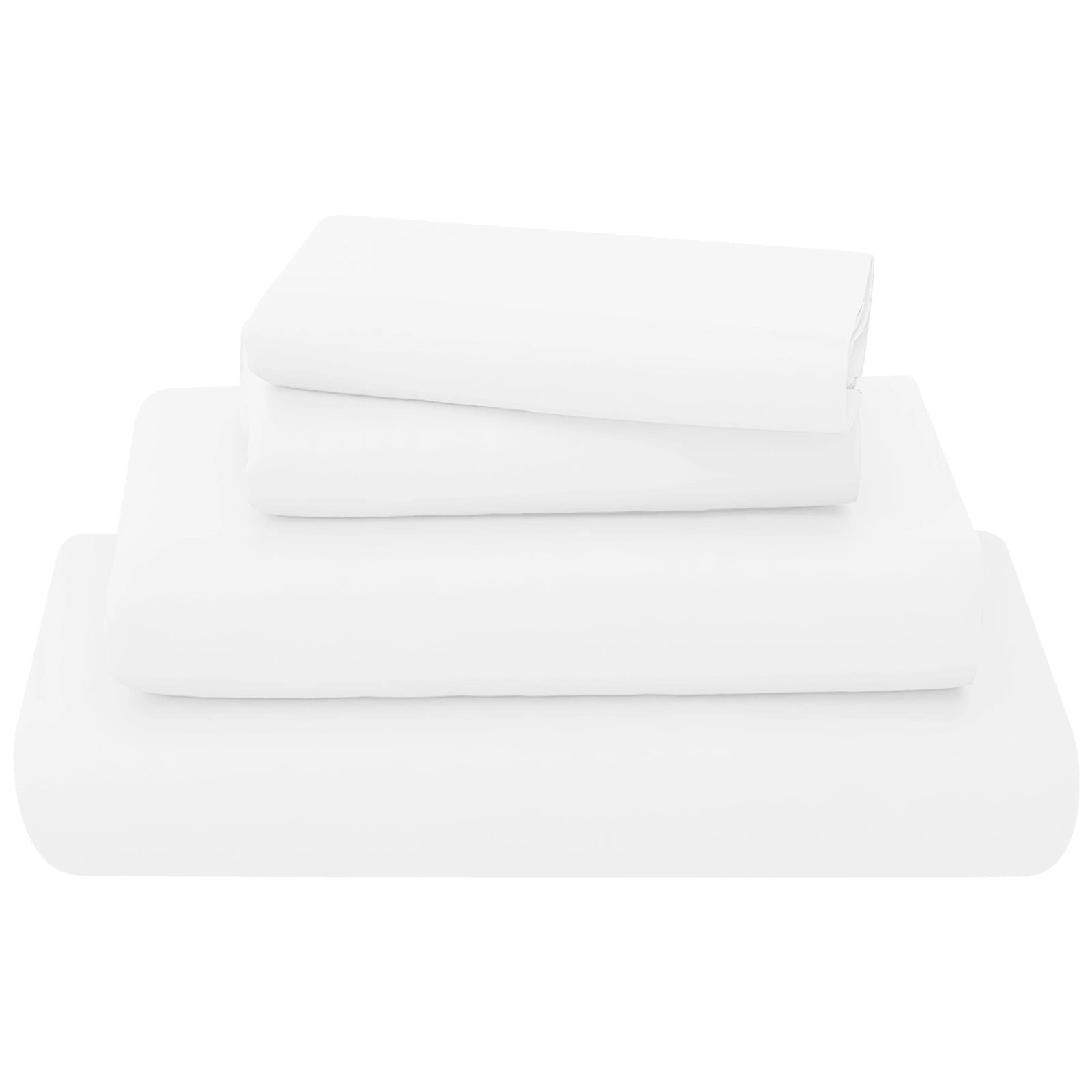poly cotton sheets set white